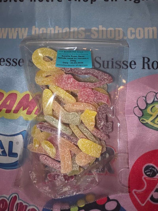 Sachet 200g Sucette Super Sauer