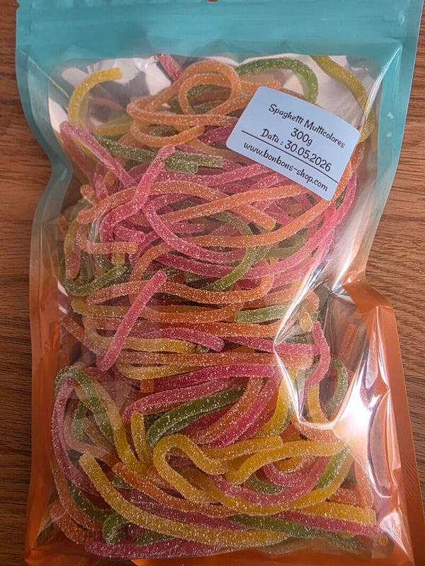 Sachet Spaghetti Multicolores Haribo 300g