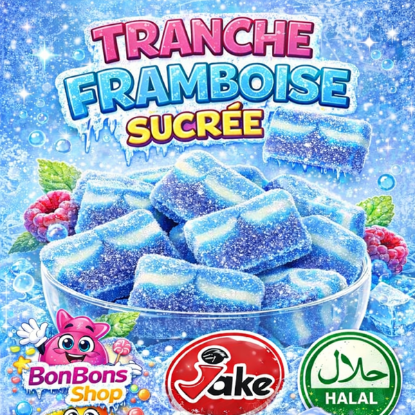 Tranche framboise sucrée Jake / vrac 100g (I.06)