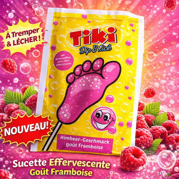 Sucette Tiki Framboise