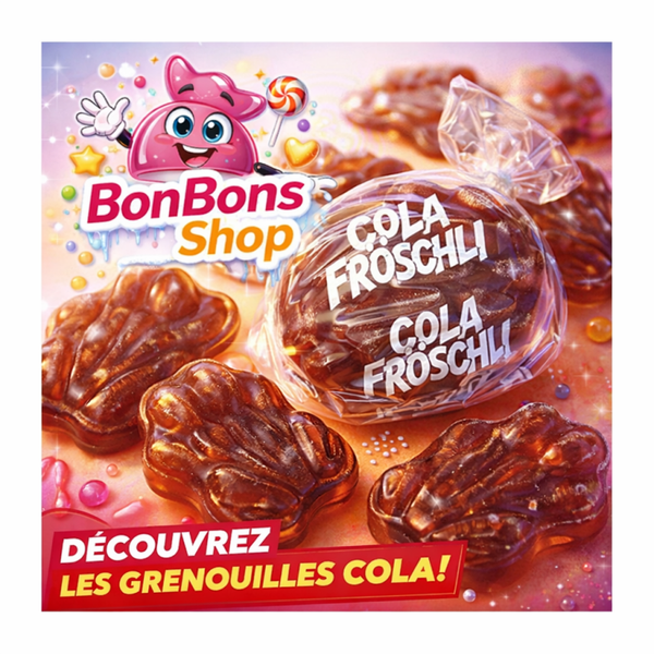 Cola Fröschli (grenouille) / vrac 100g (Q04)