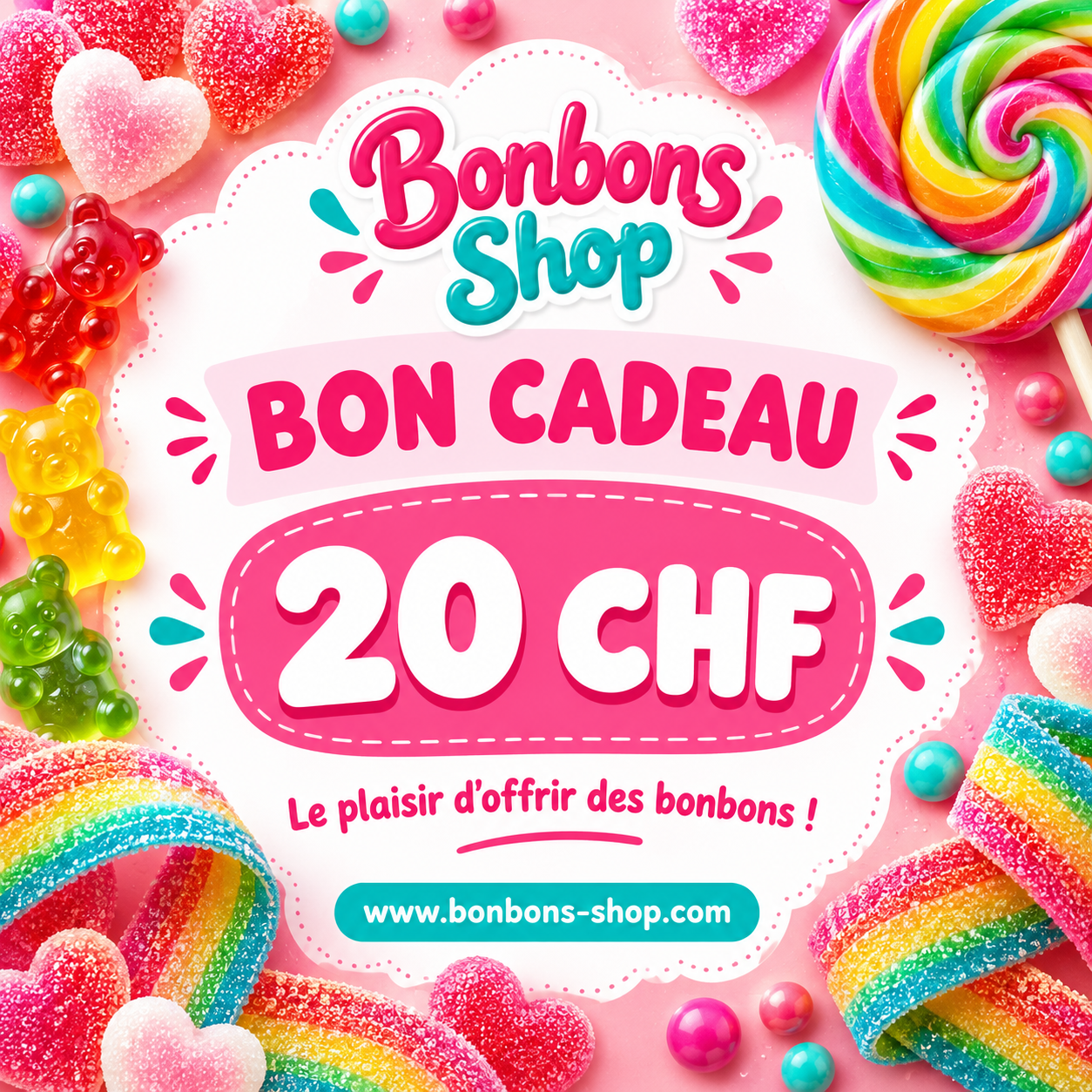 Bon cadeau 20frs