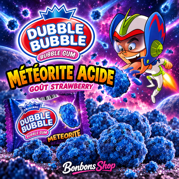 Chewing-gum Météorite tache langue lot de 20