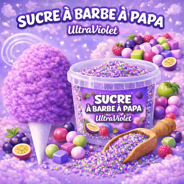 Sucre Barbe à papa UltraViolet