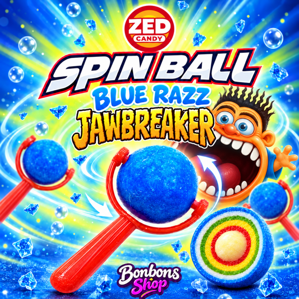 Blue Razz Spinball Jawbreaker
