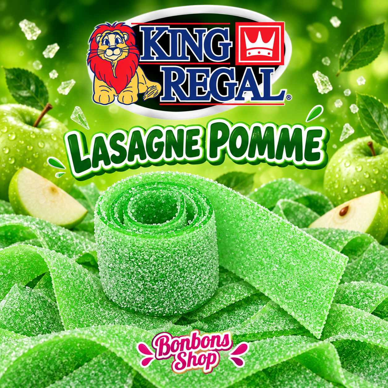 Lasagnes Acidulées Goût Pomme