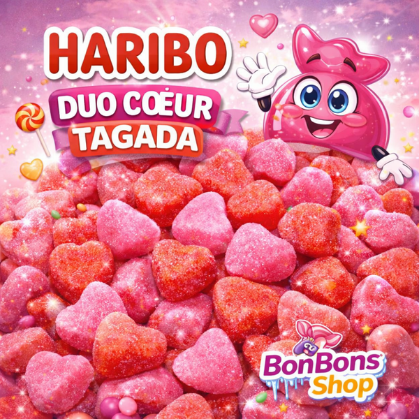 Duo Cœur Tagada Haribo / vrac 100g (B07)
