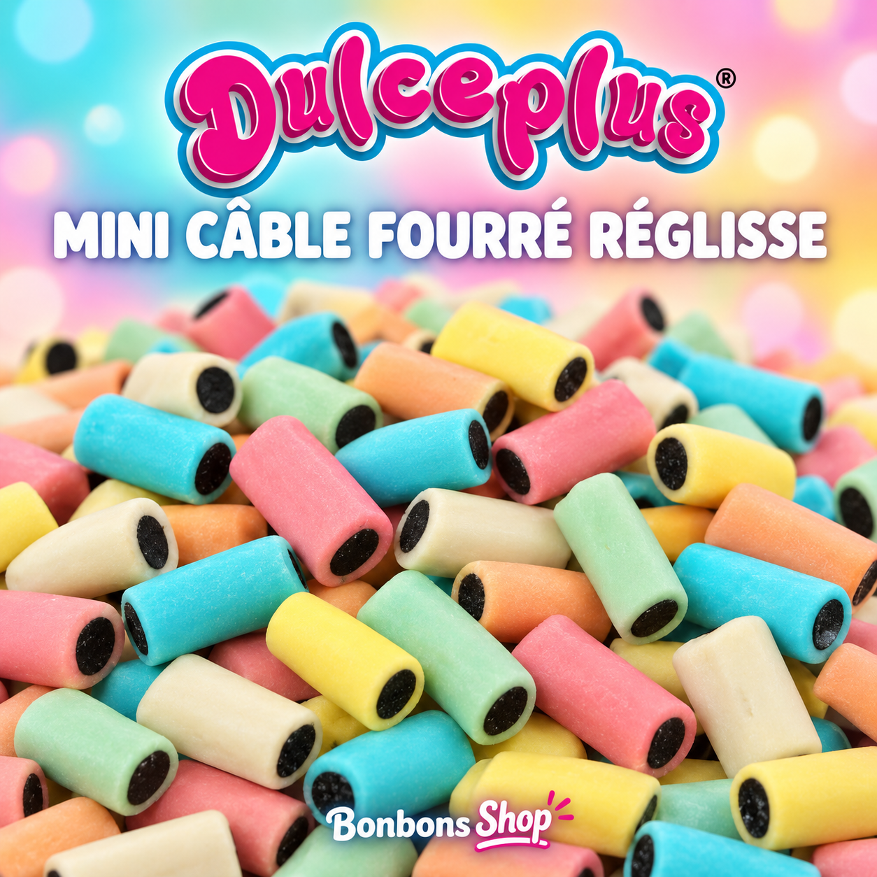 Mini câble fourré Réglisse (F09)