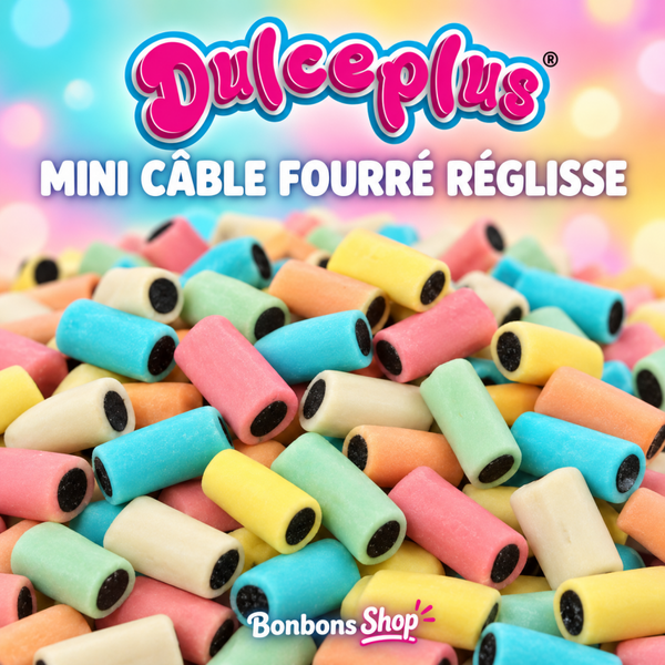 Mini câble fourré Réglisse (F09)