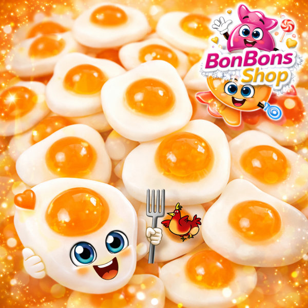 Œufs au plat Haribo / vrac 100g  (L02)