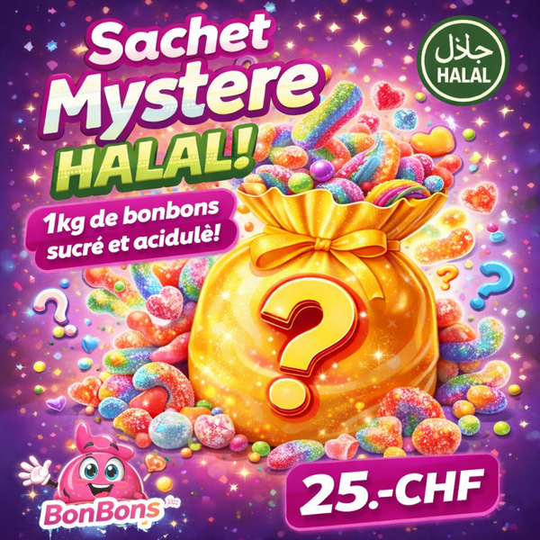 Sachet Mystère 1kg sucré Halal