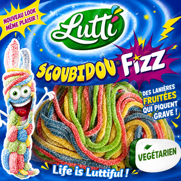 Scoubidou Fizz Lutti / vrac 100g (K05)