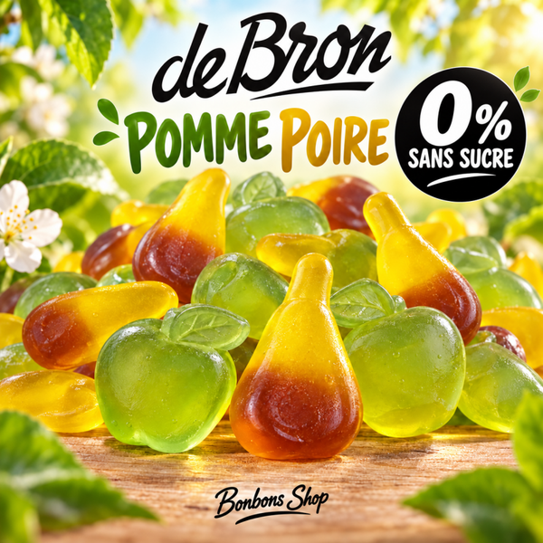 Pommes & Poires gélifiés sans sucre (ETG)