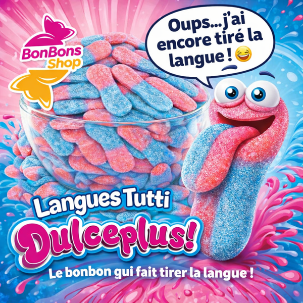 Langues Tutti acide Dulceplus / vrac 100g (K06)
