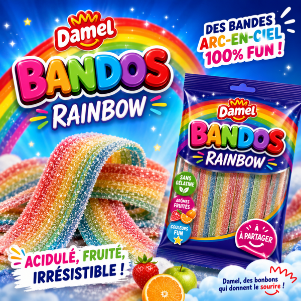 Bandos Rainbow Damel / vrac 100g (K03)