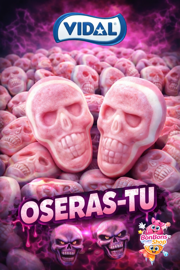 Tête de mort fourrée / vrac 100g (Y07)