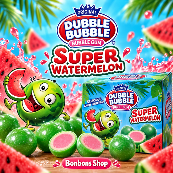 Chewing-gum Super WATERMELON en lot de 20