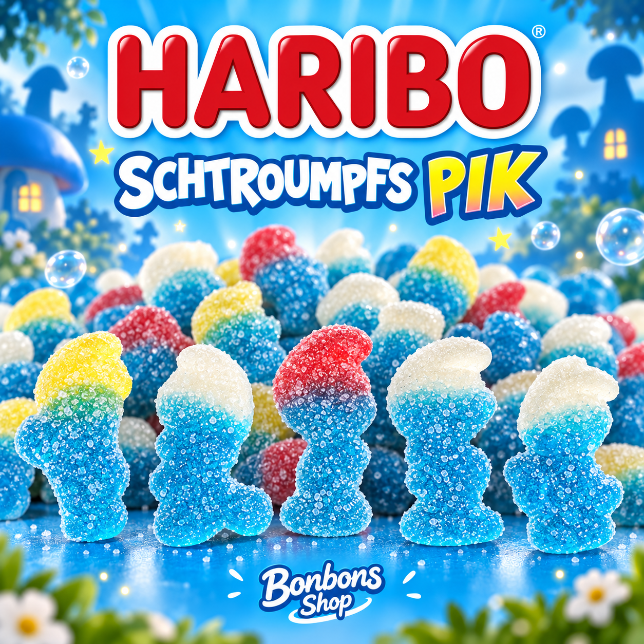 Haribo Schtroumpfs pik (Q03)