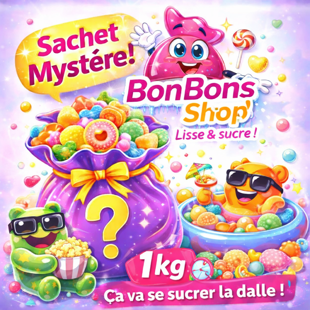 Sachet Mystère 1kg mélange sucré et lisse