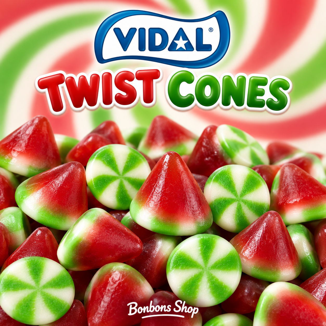 Twist Cônes Vidal / vrac 100g (I.09)