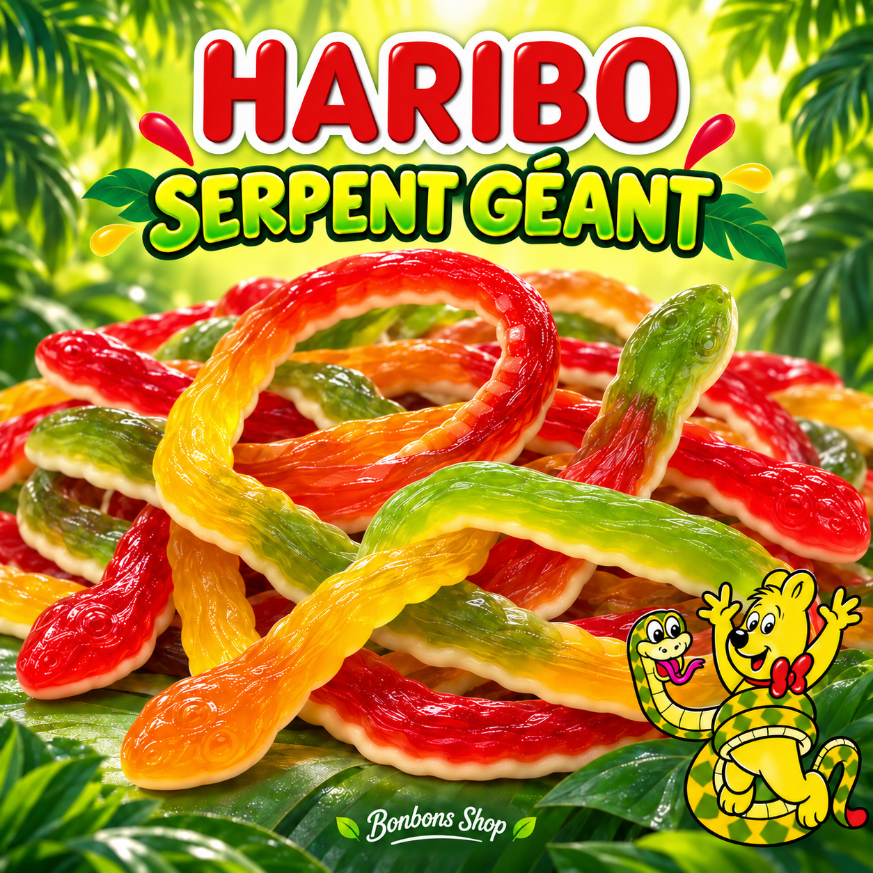 Sérpent géant Anaconda Haribo 120g (Q04)