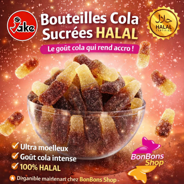 Bouteilles Cola sucrées JAKE / vrac 100g