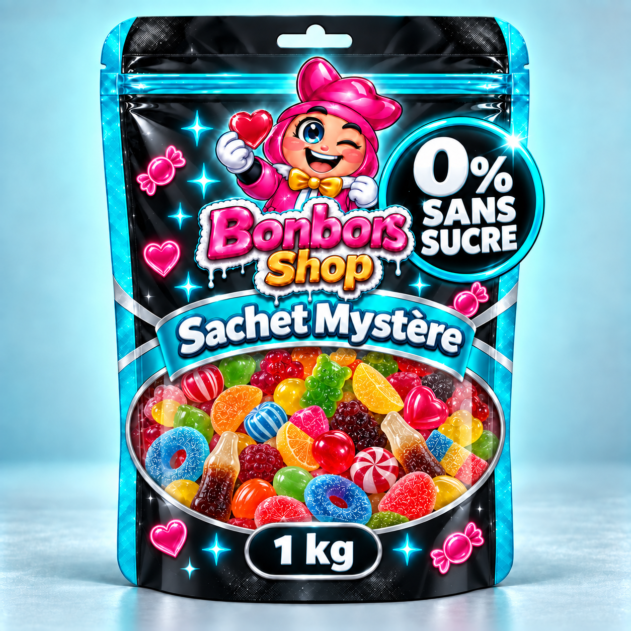 Sachet Mystère SANS SUCRE 1kg