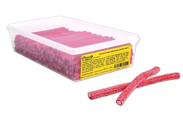 Tiges fraise fourrée crème sucrée K-R / vrac 100g