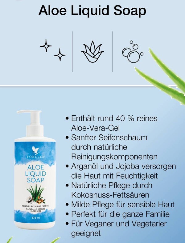 Aloe Liquid Soap – Sanfte Flüssigseife