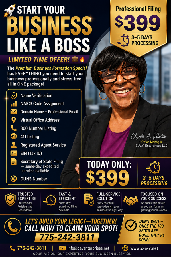 Professional  Filing $399