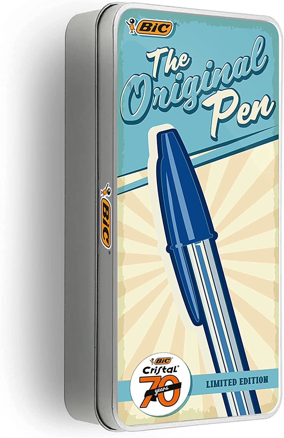 PENNE BIC IN BOX DI LATTA 70° ANNIVERSARIO