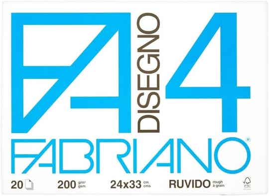 BLOCCO ALBUM FABRIANO F4 24X33 RUVIDO