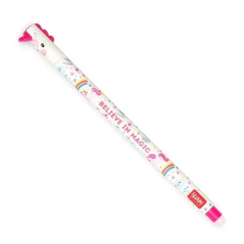 PENNA LEGAMI  GEL CANCELLABILE  RICARICABILE ERASABLE PEN UNICORNO