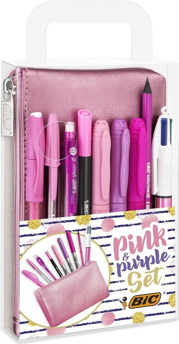 PENNE BIC SET PURPLE