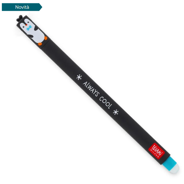 PENNA LEGAMI  GEL CANCELLABILE  RICARICABILE ERASABLE PEN PINGUINO