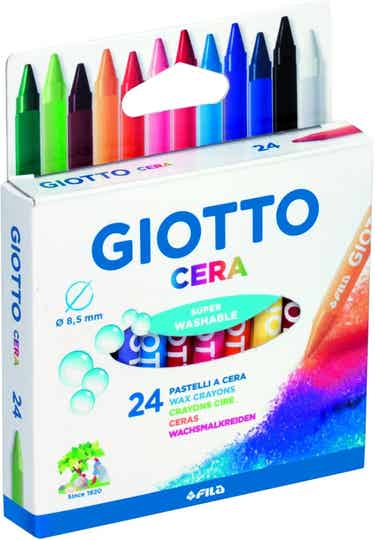 PASTELLI A CERA GIOTTO 24 COLORI