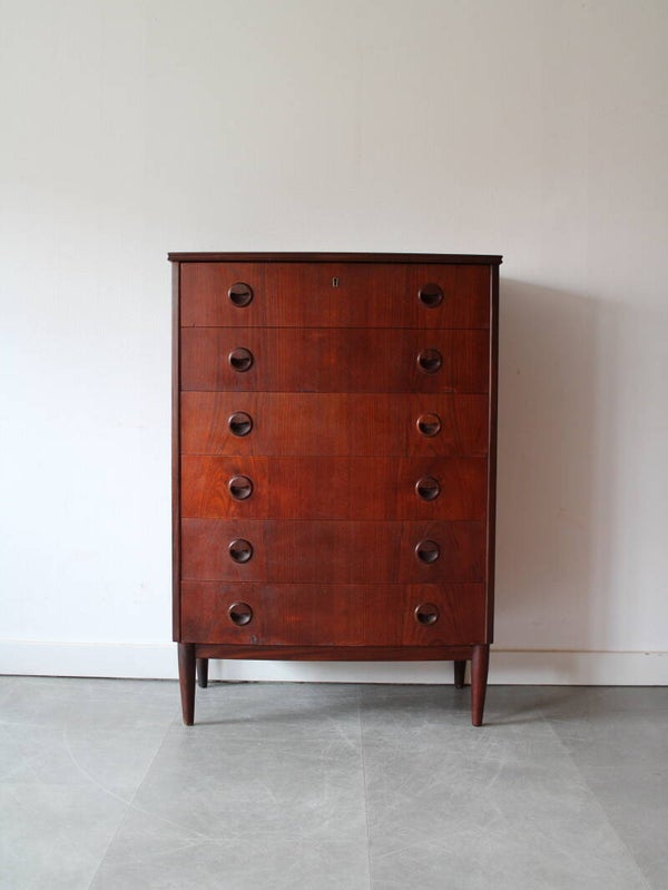 Vintage Deense ladekast in teak