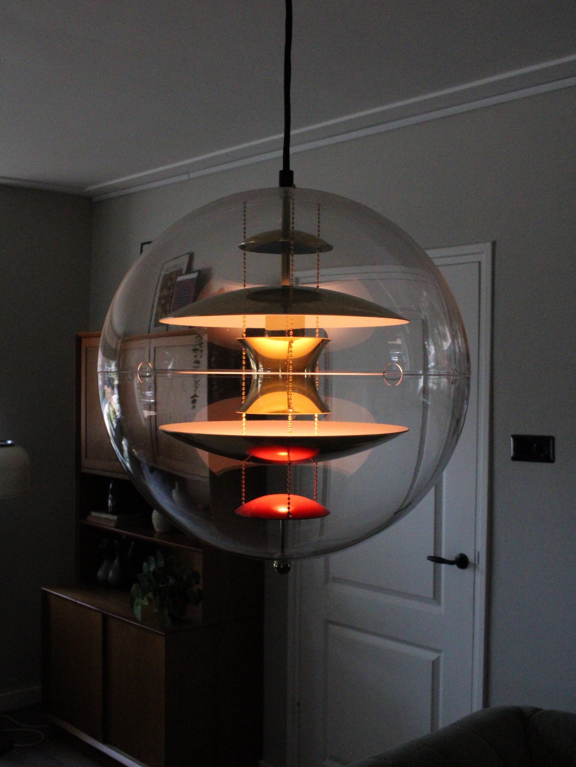 Verner Panton VP Globe ∅40 cm brass, nieuw in orginele doos