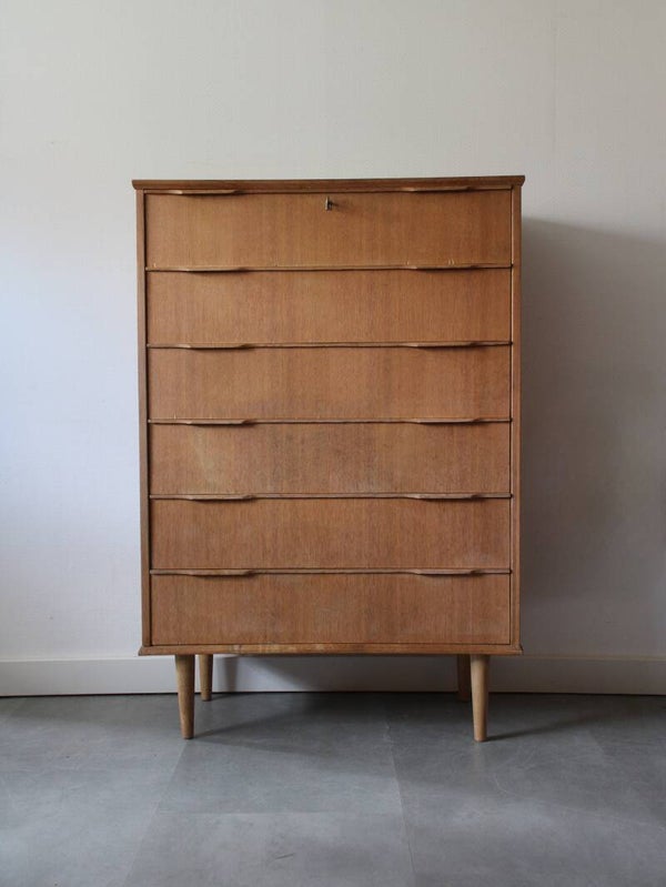 Vintage ladekast in eiken