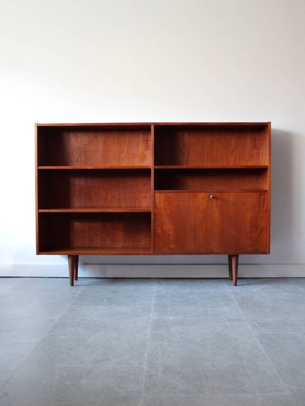 Vintage Deense boekenkast