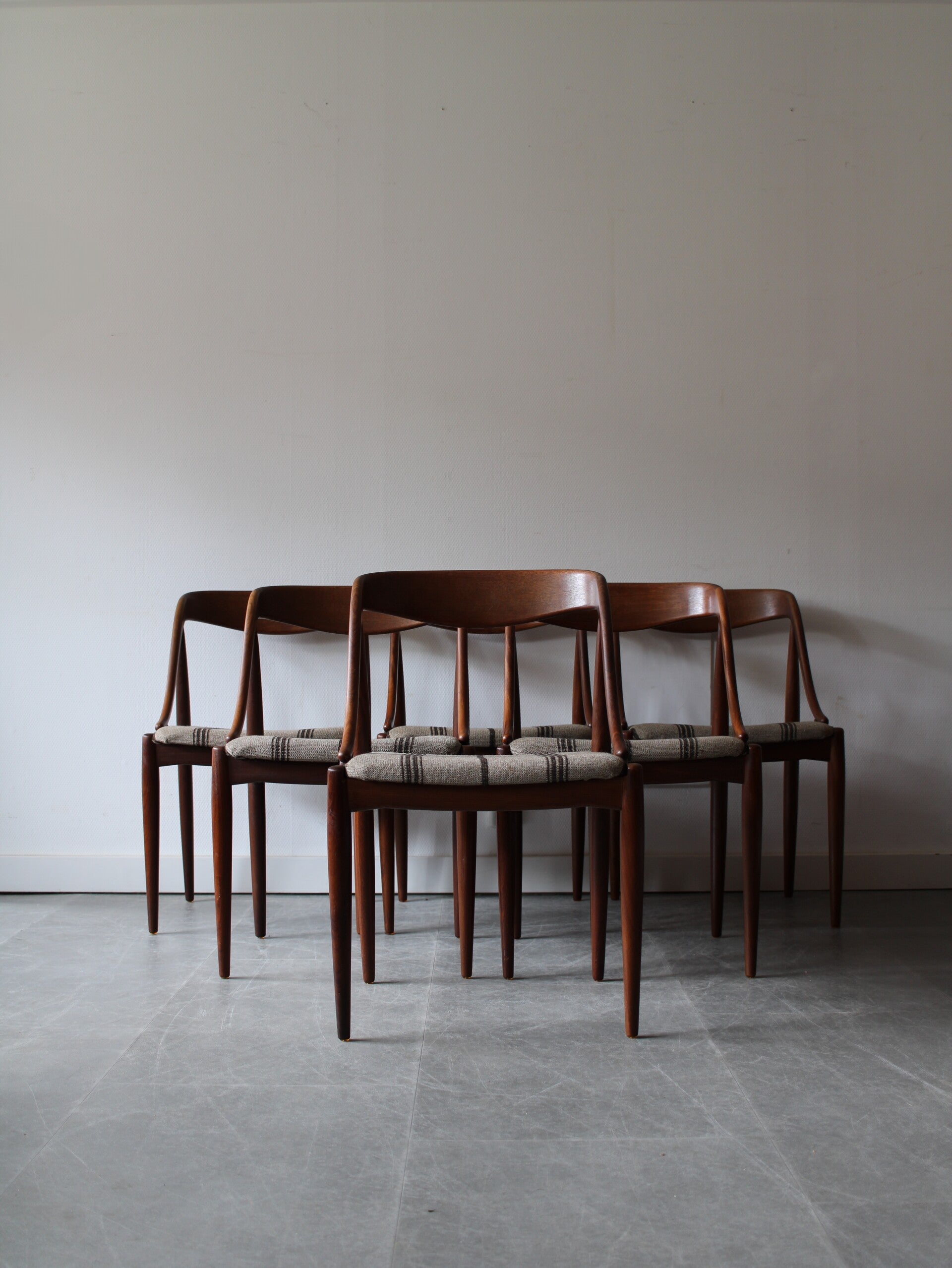 Vintage Deense stoelen door Johannes Andersen, model 16, voor Uldum Møbelfabrik