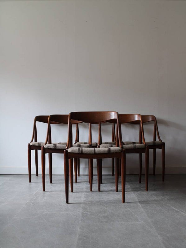 Vintage Deense stoelen door Johannes Andersen, model 16, voor Uldum Møbelfabrik