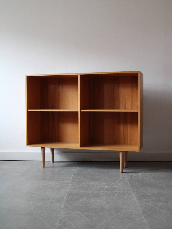 Vintage Deense boekenkast in eiken