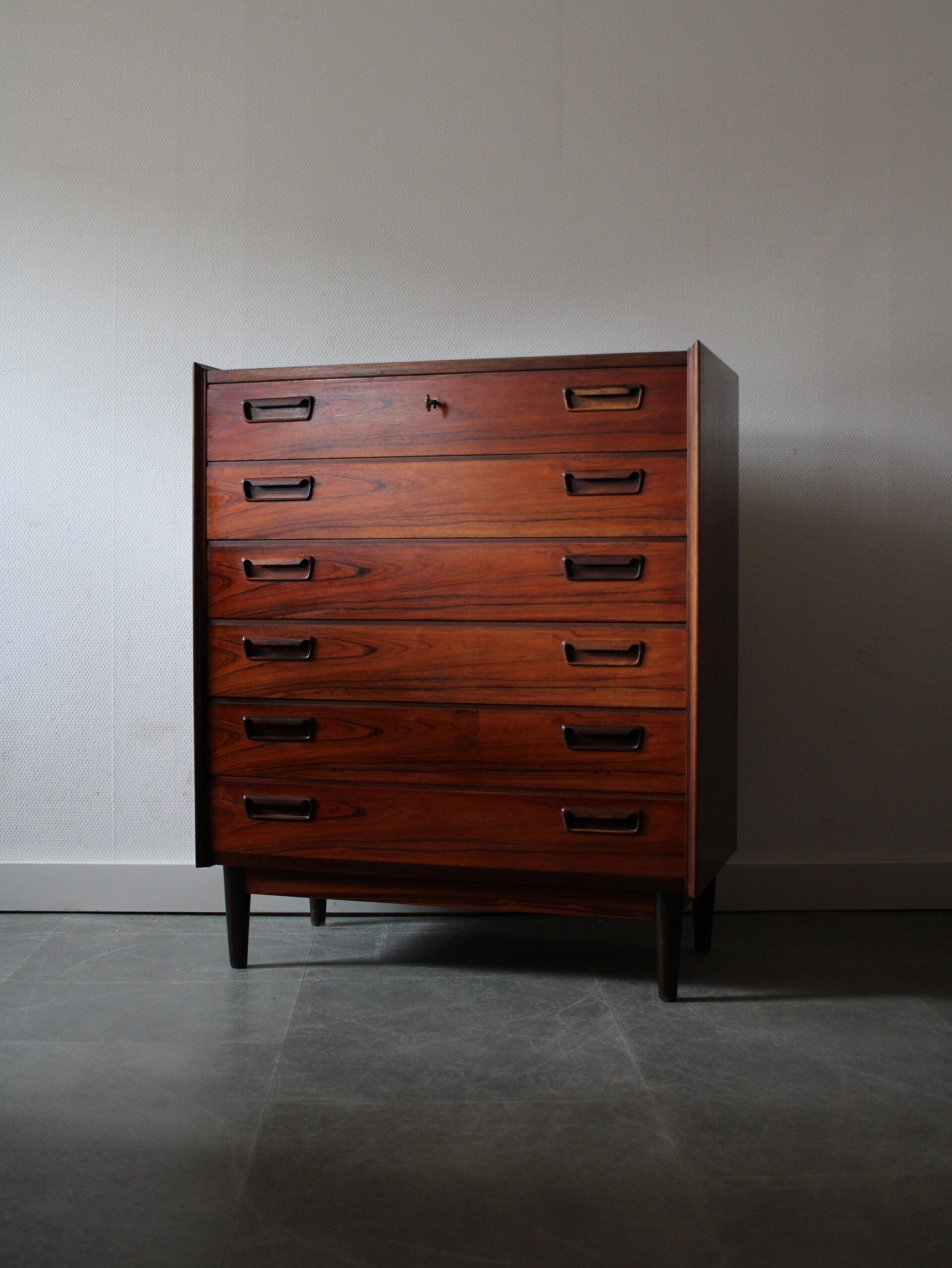 Vintage ladekast in palissander, ontworpen door Gunnar Nielsen Tibergaard