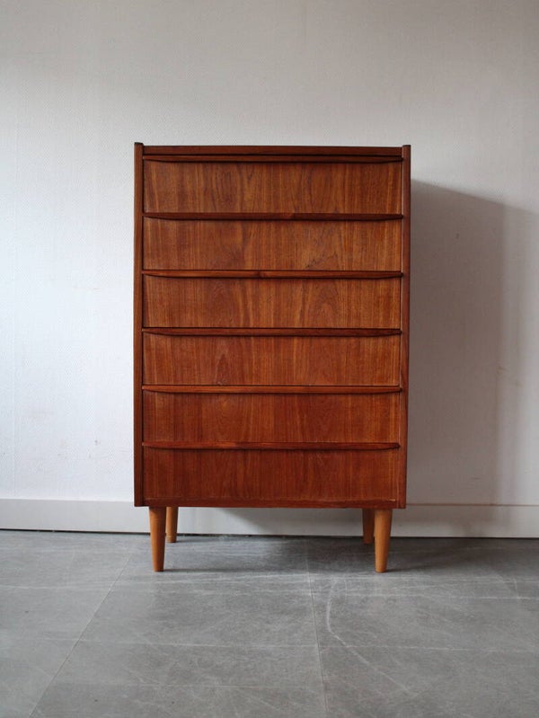 Vintage ladekast in teak