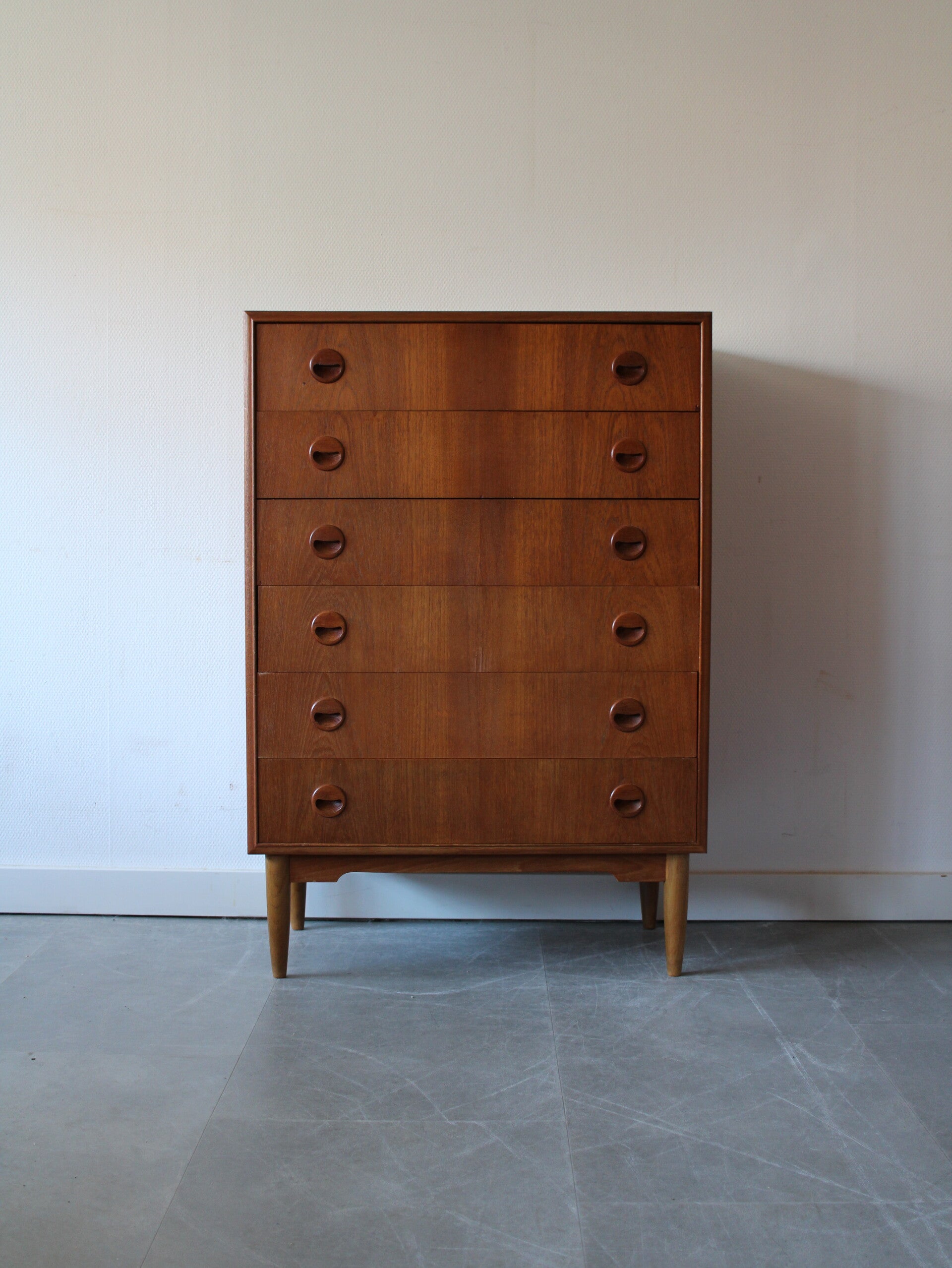 Vintage Deense ladekast in teak