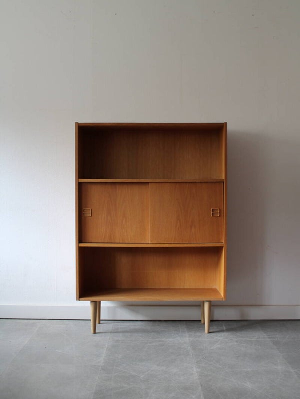 Vintage Deense boekenkast in Eiken