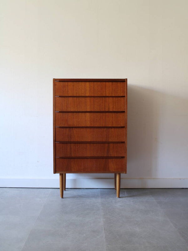 Vintage Deense ladekast in teak