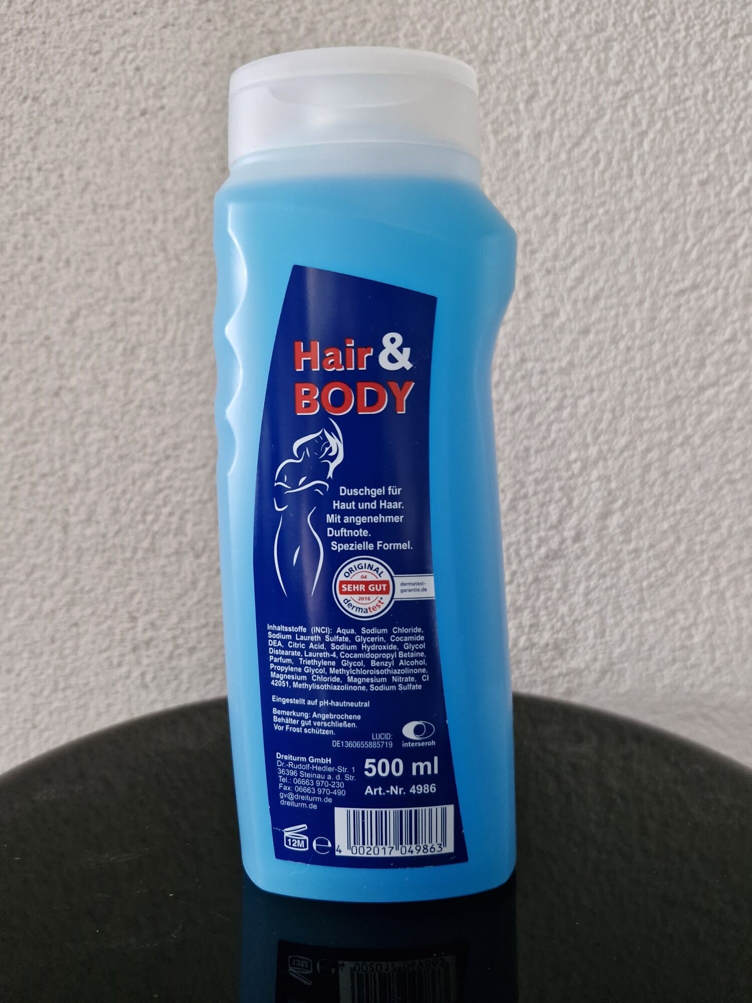 Dreiturm HAIR & BODY SHAMPOO und DUSCHGEl, 2in1 á 500 ml