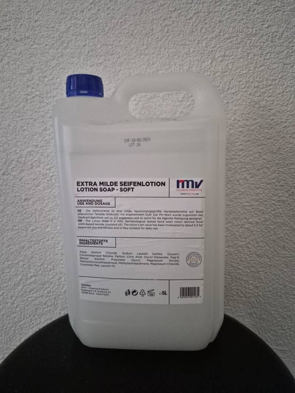 Extra milde Seifenlotion – sanfte Reinigung für jeden Tag (5 L)